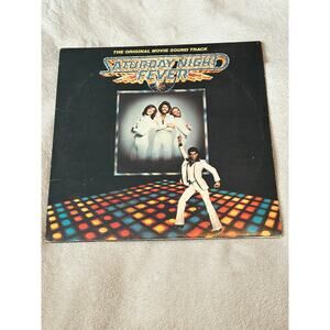1977 Saturday Night Fever Original Movie Sound Track 2 LP Vinyl Album Record